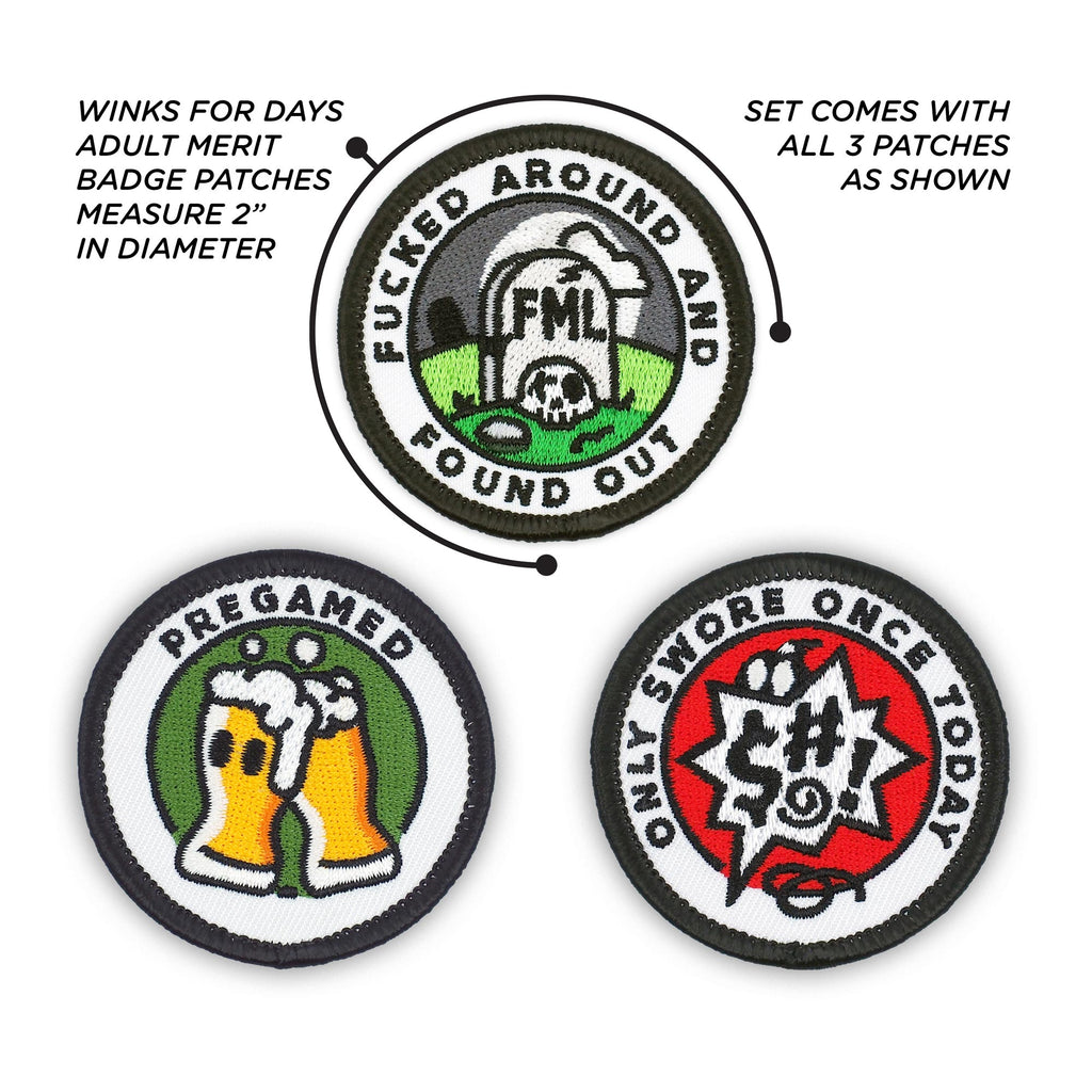 Merit & Demerit Adult BADGES PATCHES for Home Riders High 