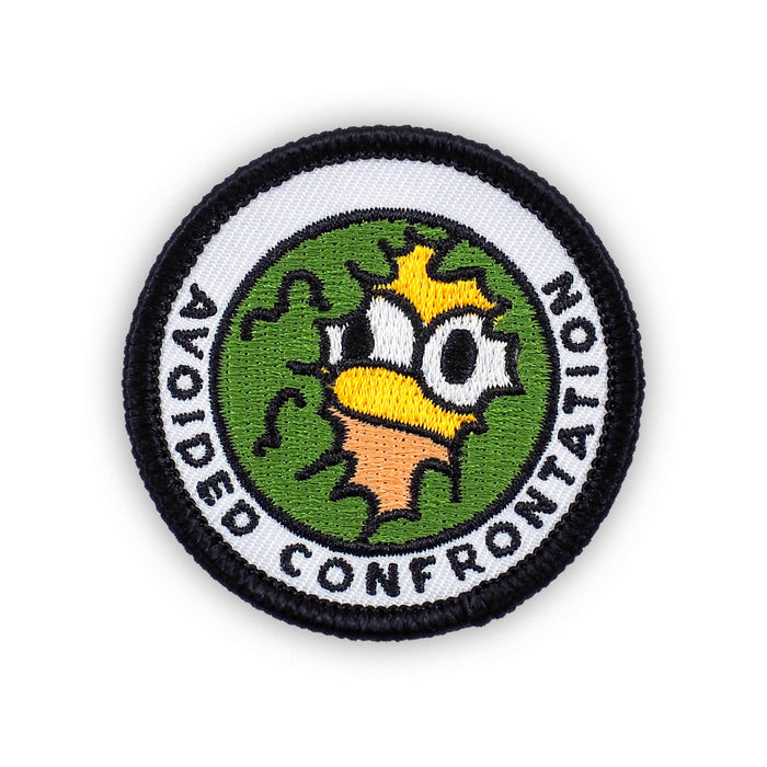 Avoided Confrontation adulting merit badge patch for adults
