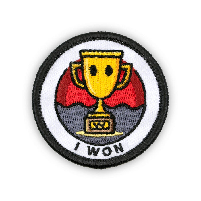 I Won adulting merit badge patch for adults