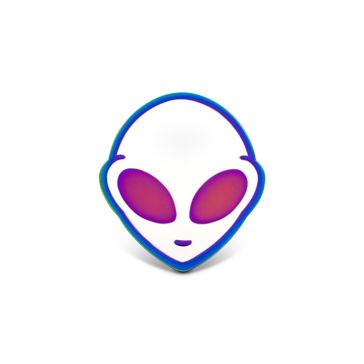Iridescent Alien Extraterrestrial Hard Enamel Lapel Pin