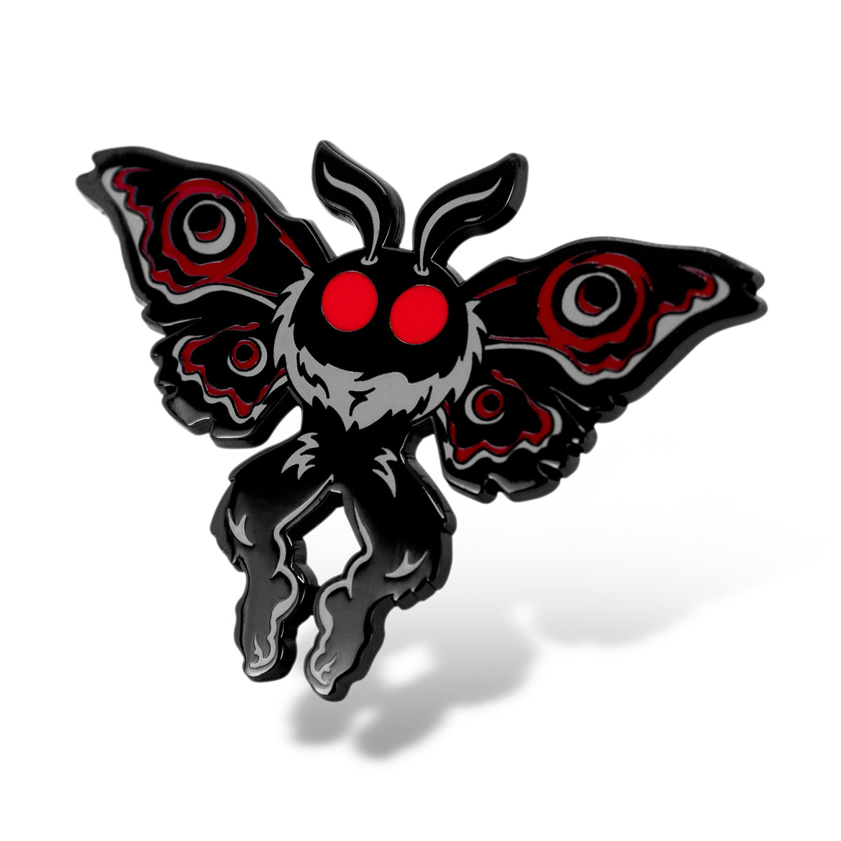 Mothman Cryptid Creature Hard Enamel Lapel Pin