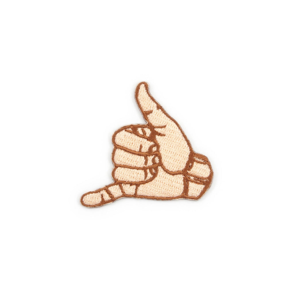 Hang Ten Shaka Sign Surf Surfer Embroidered Patch - Iron-On Or Sew-On Applique