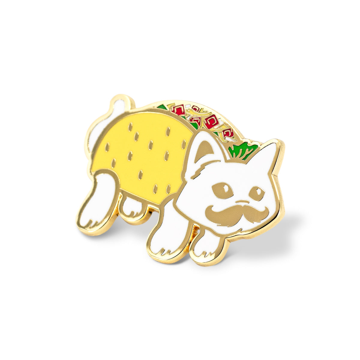 Taco Cat Spelled Backwards is Taco Cat Hard Enamel Lapel Pin