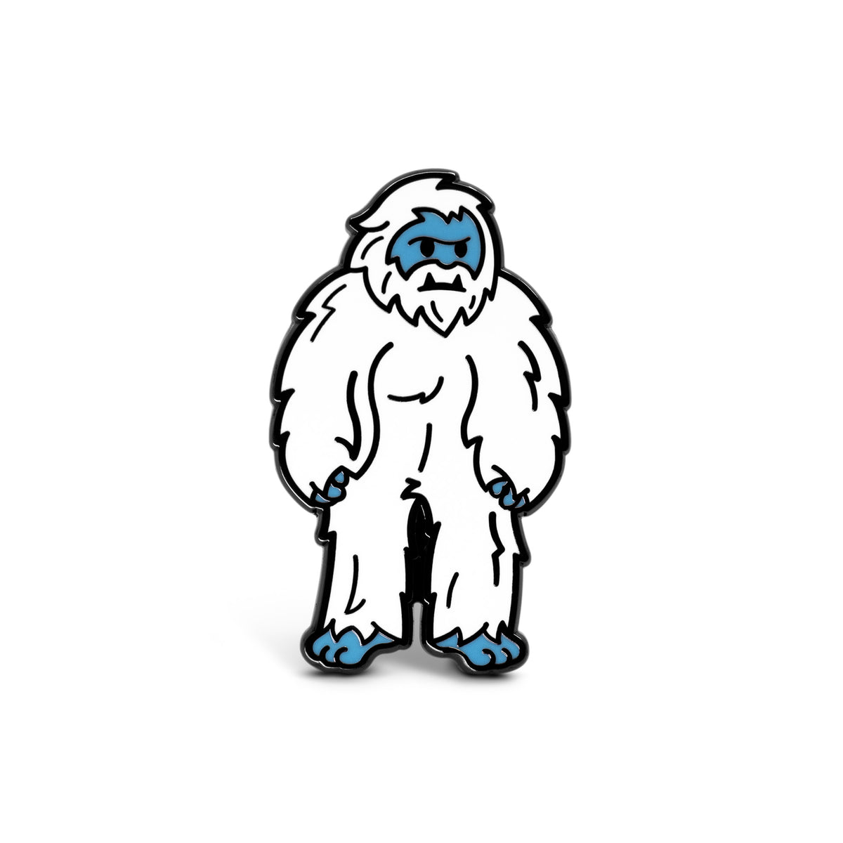 Yeti Grumpy Abominable Snowman Hard Enamel Lapel Pin