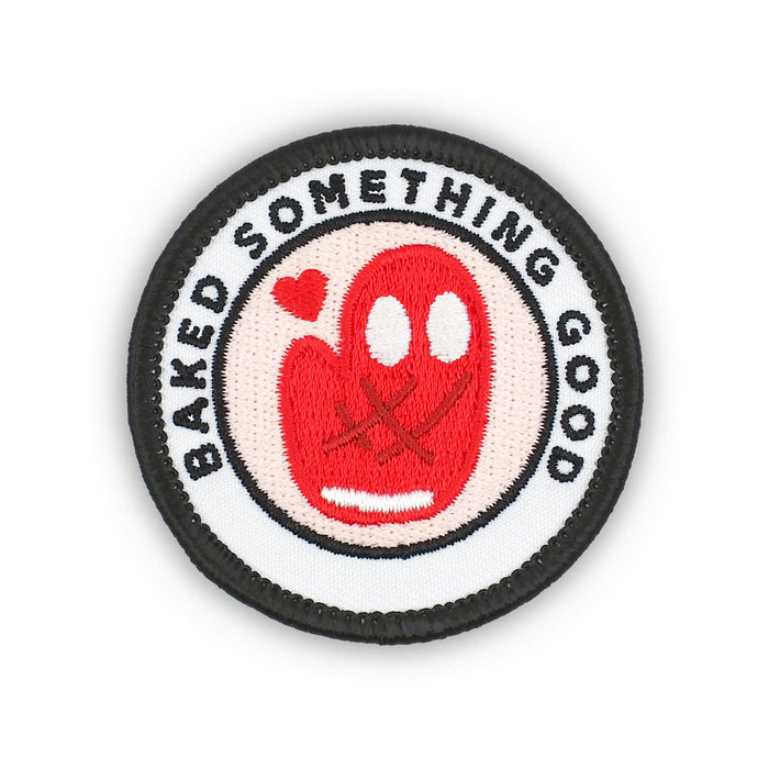 Baked Something Good Oven Mitt individual adulting merit badge patch for adults