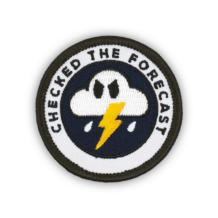 Checked The Forecast individual adulting merit badge patch for adults