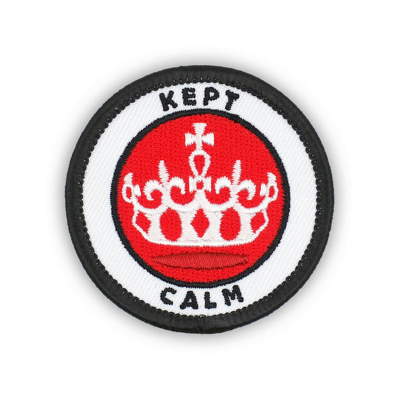 Kept Calm Crown individual adulting merit badge patch for adults