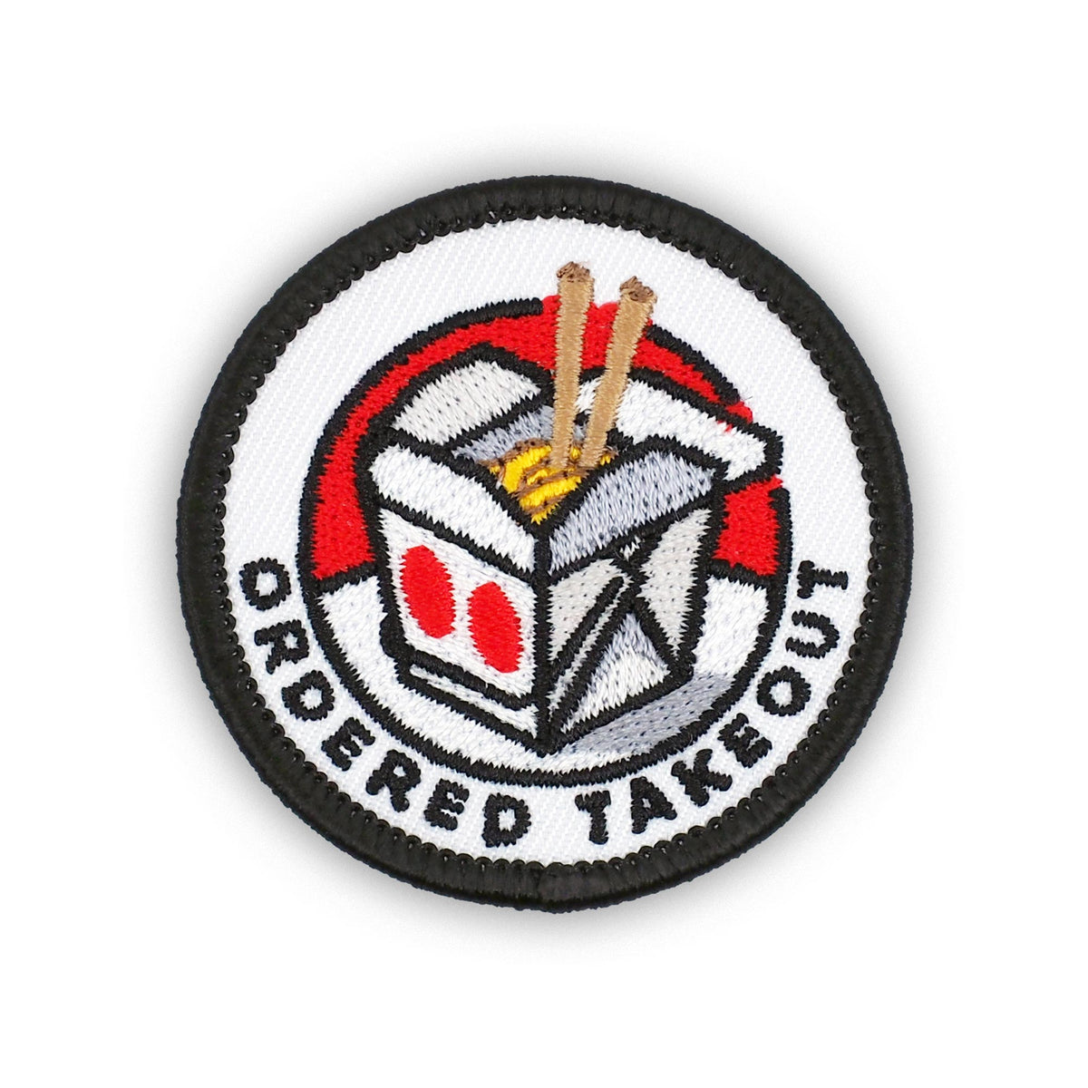 Ordered Takeout individual adulting merit badge patch for adults