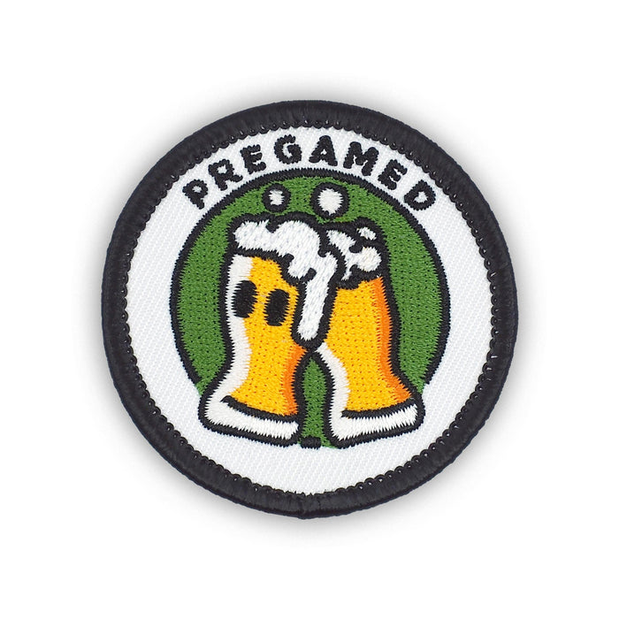 Pregamed Drinking Beers Cheers individual adulting merit badge patch for adults