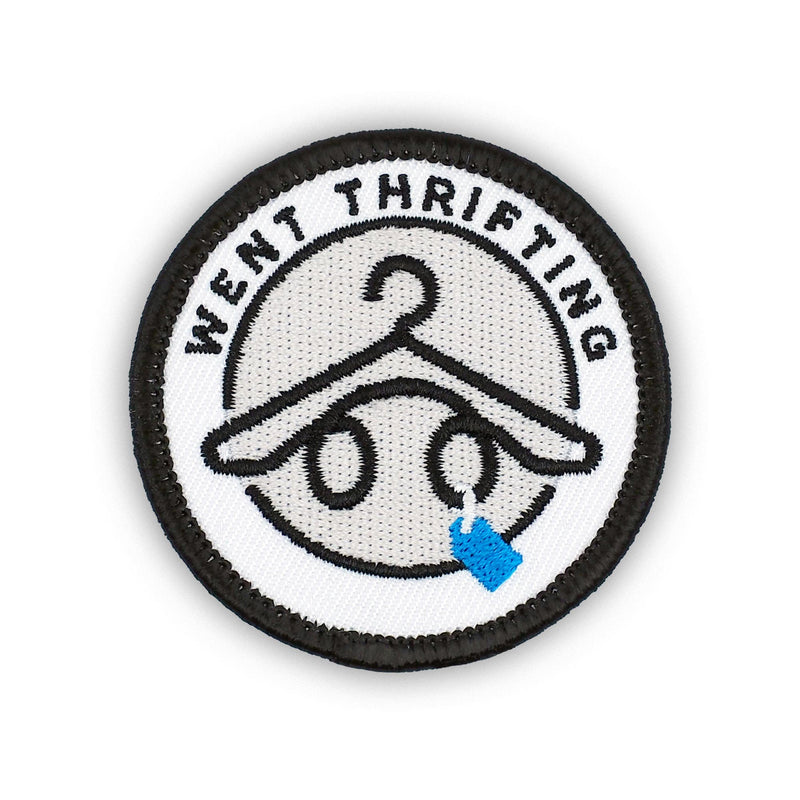 Went Thrifting Hanger individual adulting merit badge patch for adults