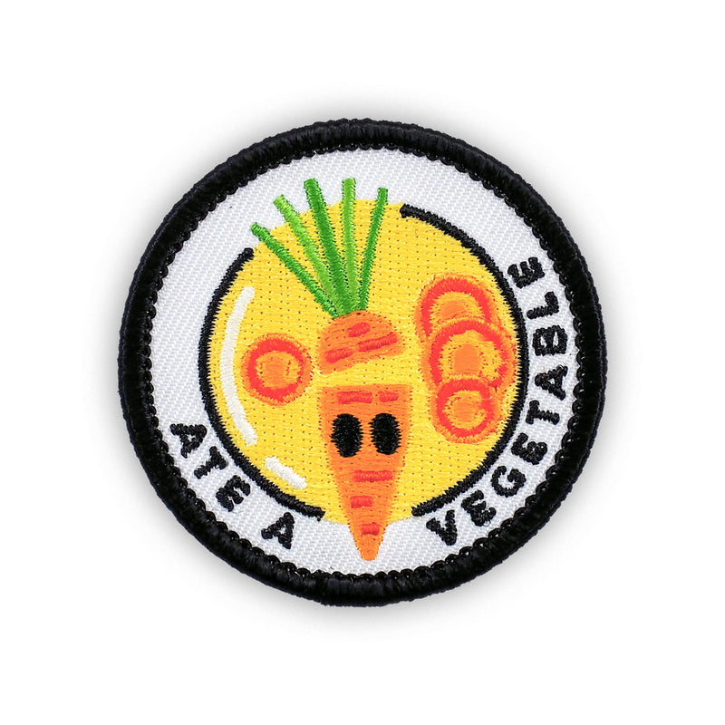 Ate A Vegetable adulting merit badge patch for adults