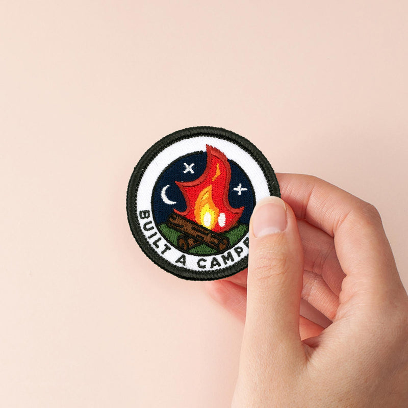 Built A Campfire adulting merit badge patch for adults