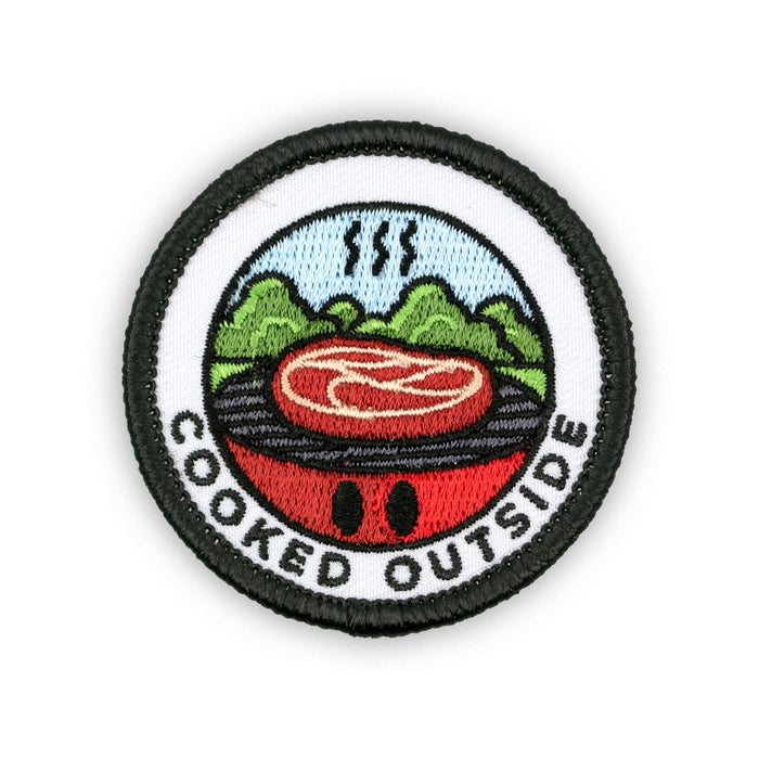 Cooked Outside adulting merit badge patch for adults
