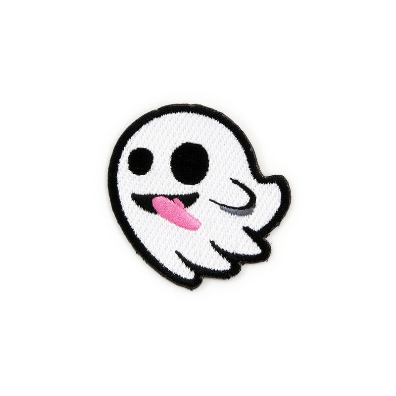 Flying Ghost embroidered iron-on patch