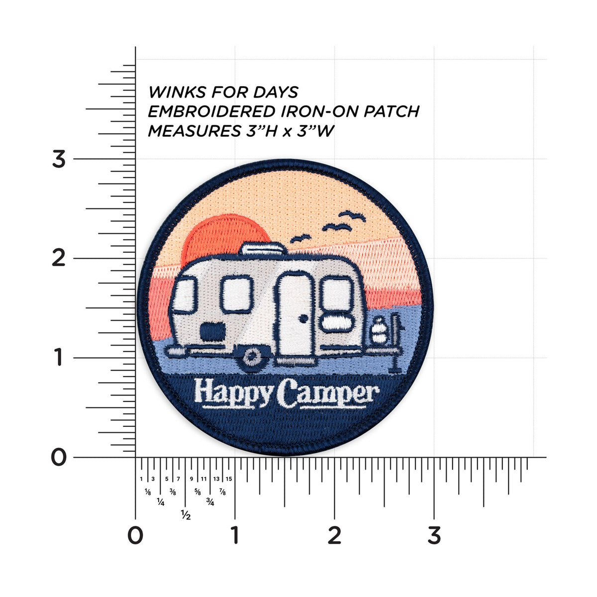 Happy Camper Travel Trailer measurements