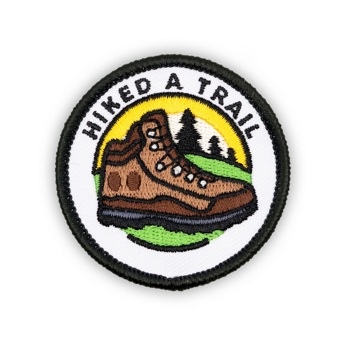 Hiked A Trail adulting merit badge patch for adults