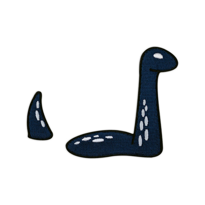 Loch Ness Monster Nessie embroidered iron-on patch