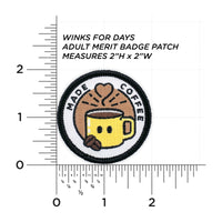 Made Coffee patch measurements