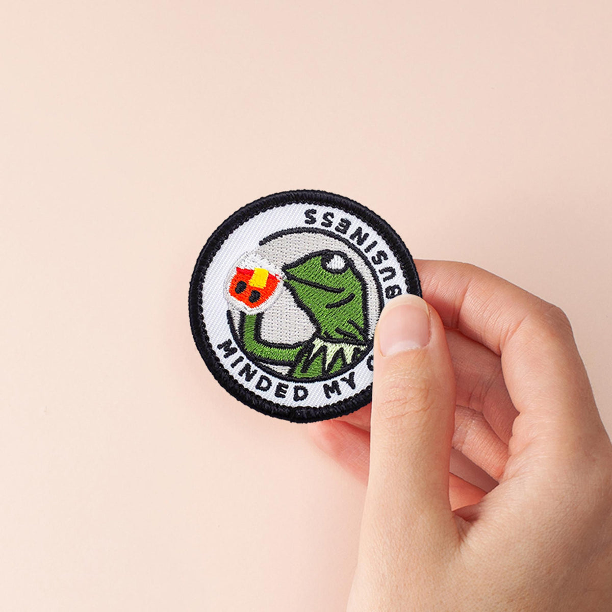 Minded My Own Business adulting merit badge patch for adults
