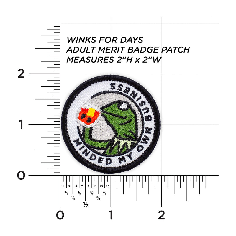 Minded My Own Business patch measurements