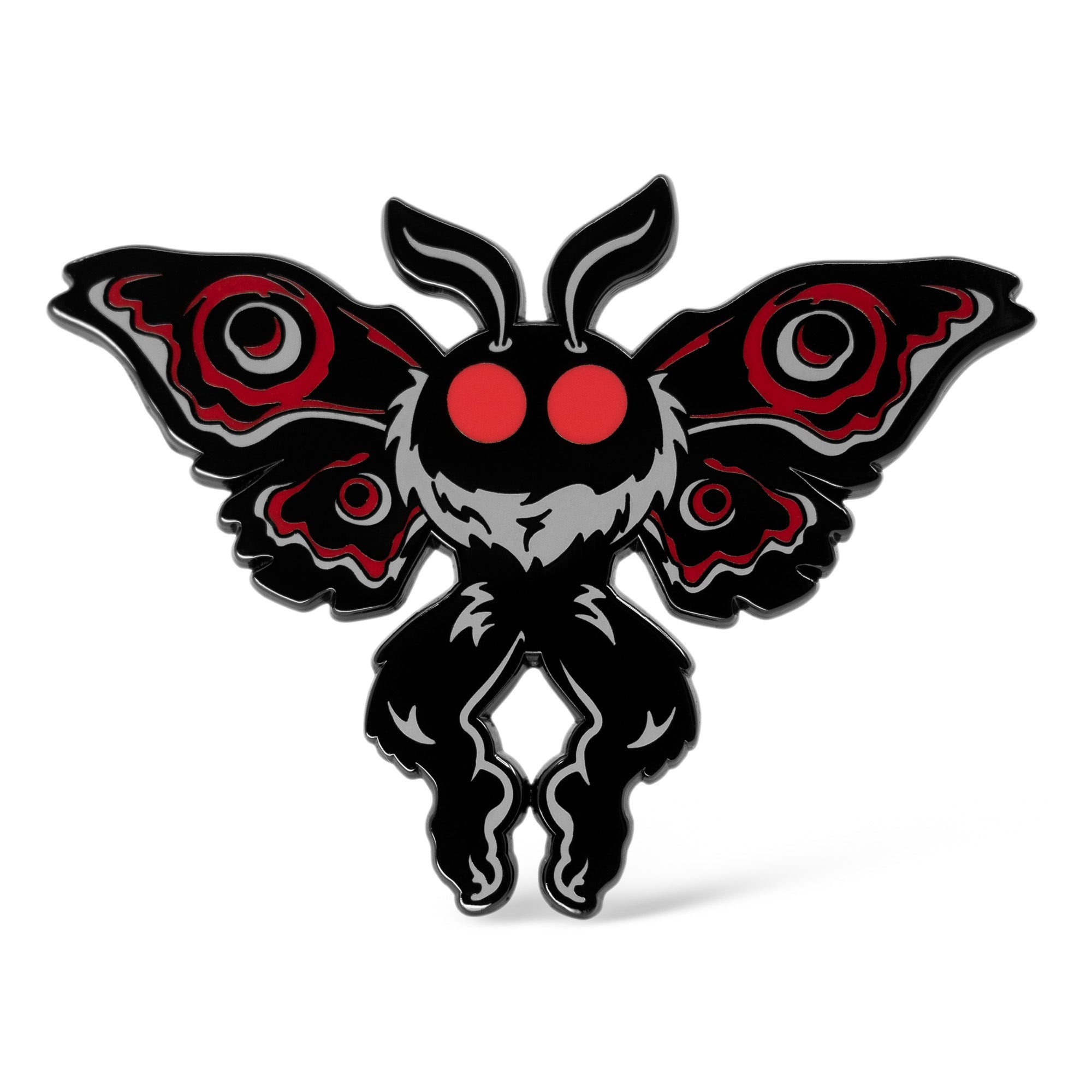Mothman Cryptid Creature Hard Enamel Lapel Pin – Winks For Days