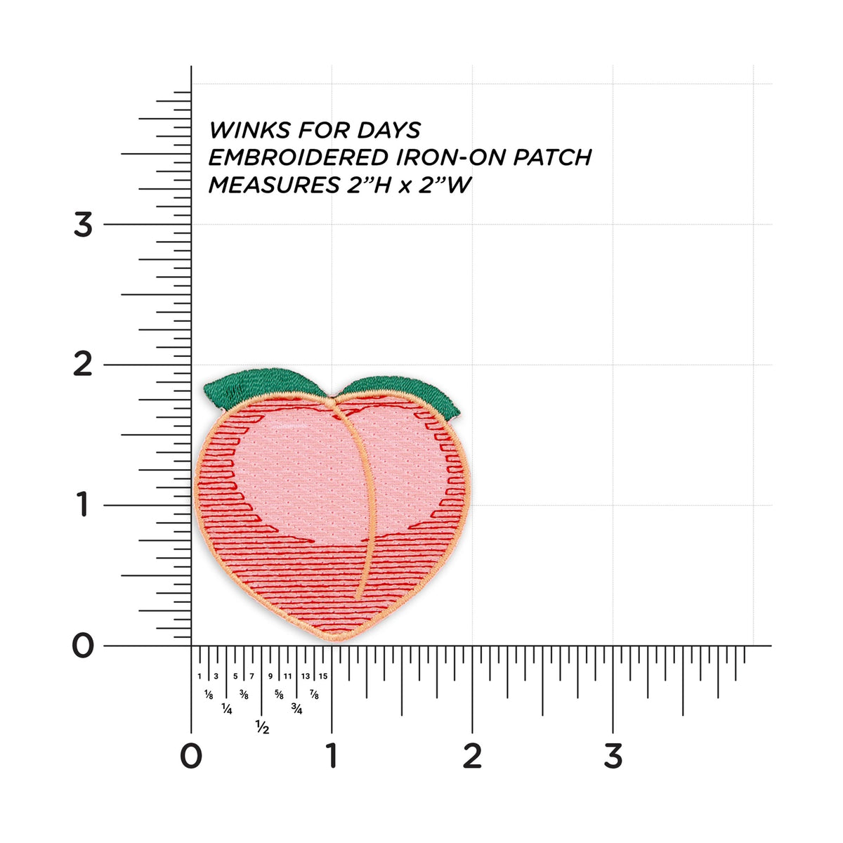 Peach Emoji measurements