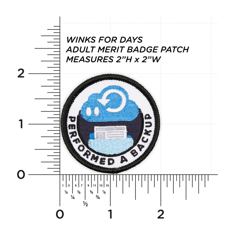 Performed A Backpack patch measurements