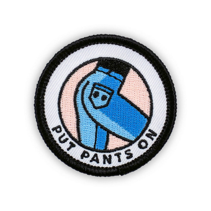 Put Pants On adulting merit badge patch for adults