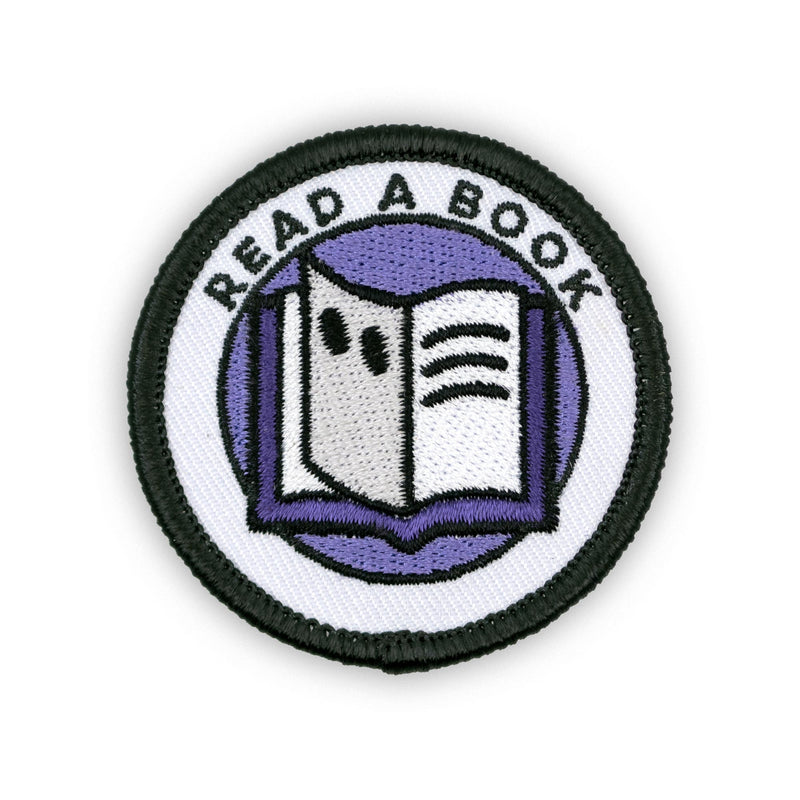 Read A Book adulting merit badge patch for adults