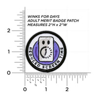 Reduced Screen Time patch measurements