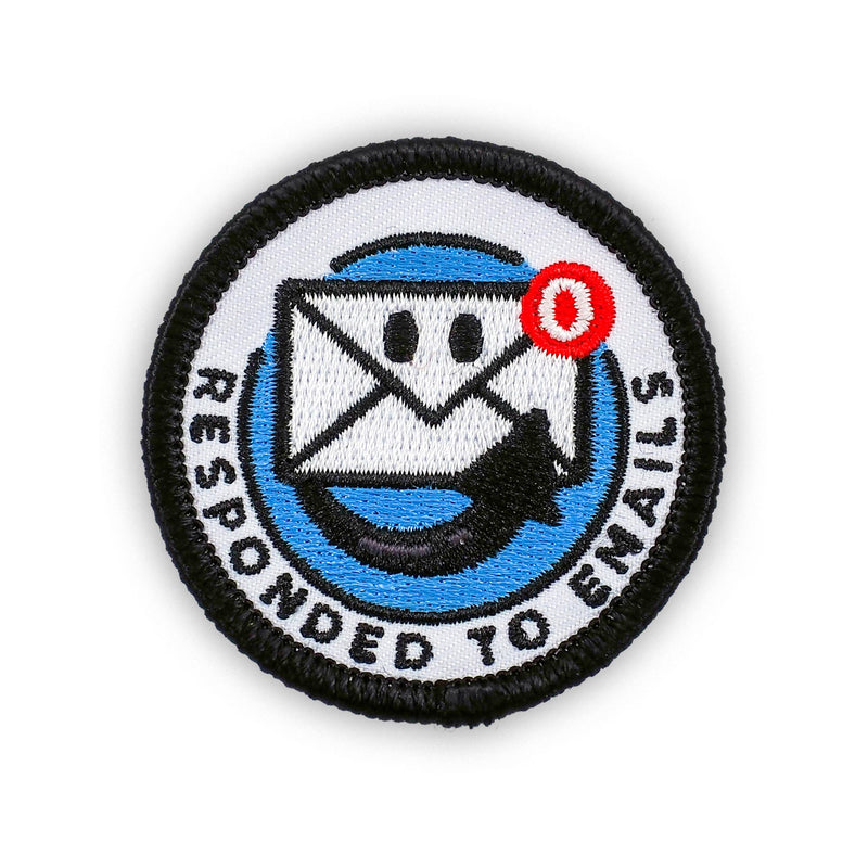 Responded To Emails adulting merit badge patch for adults