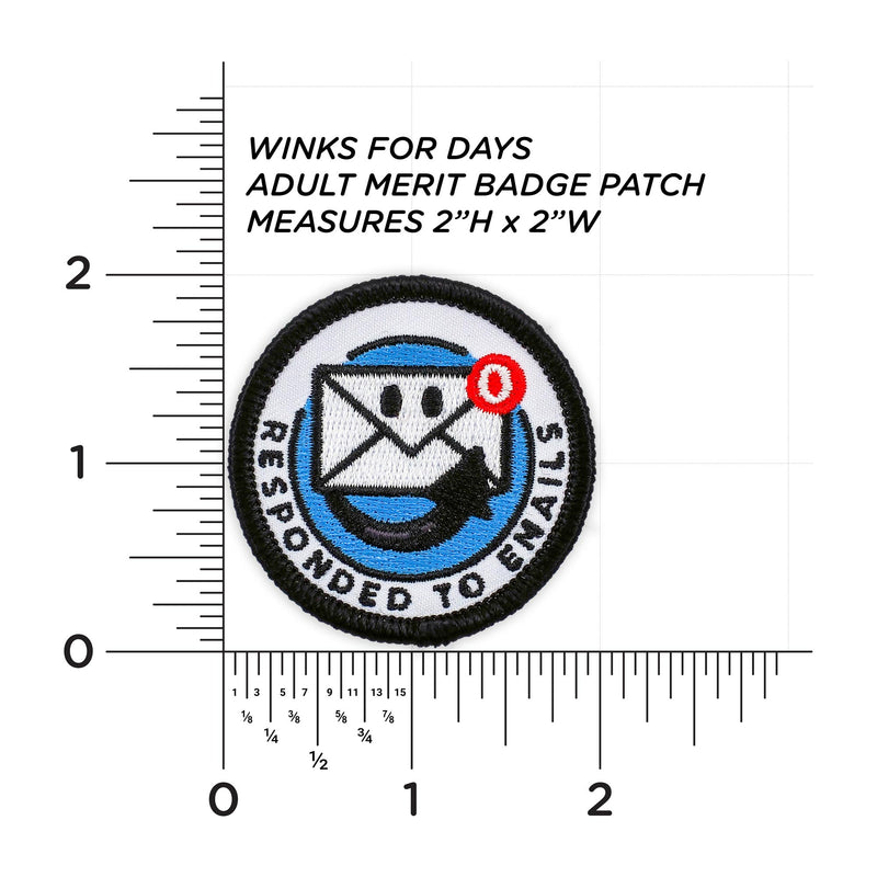 Responded To Emails patch measurements