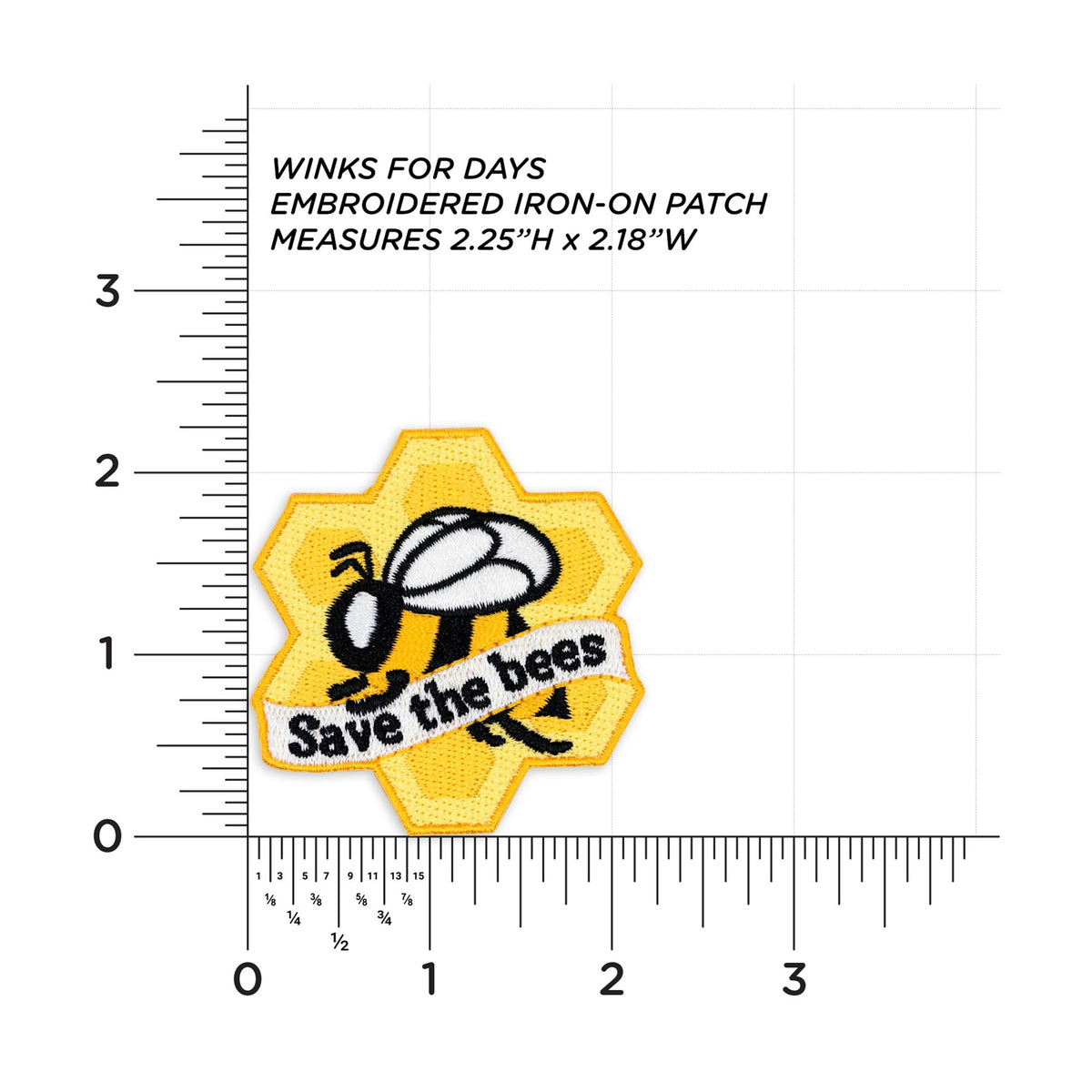 Save The Bees measurements