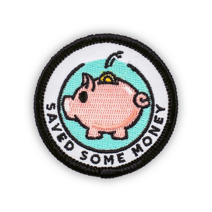 Saved Some Money adulting merit badge patch for adults