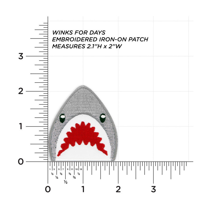 Shark Emoji measurements