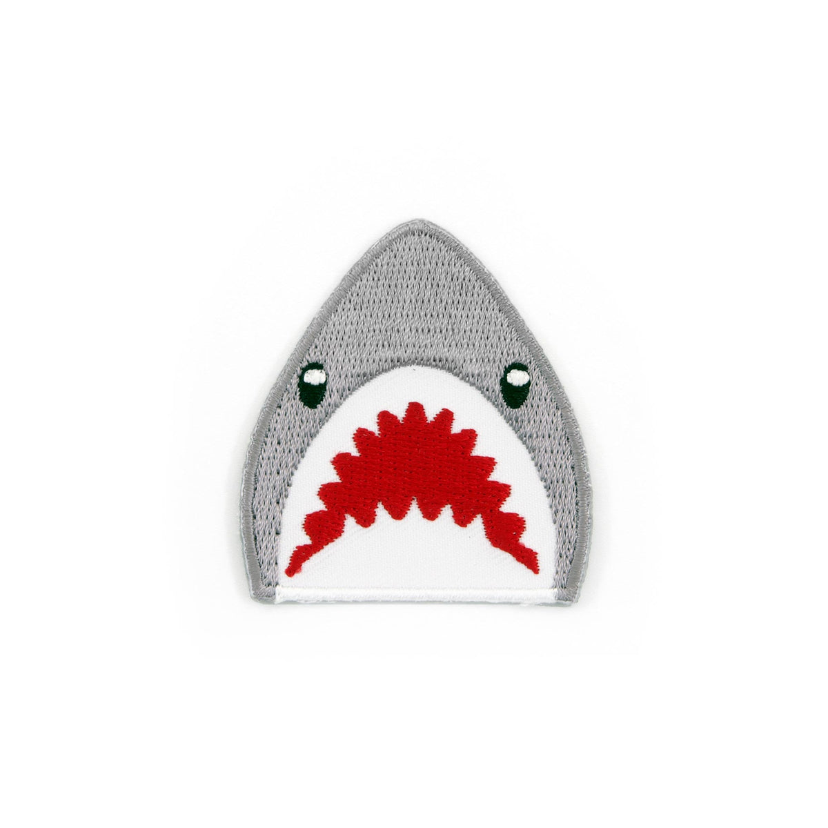 Shark Emoji Embroidered Patch – Winks For Days