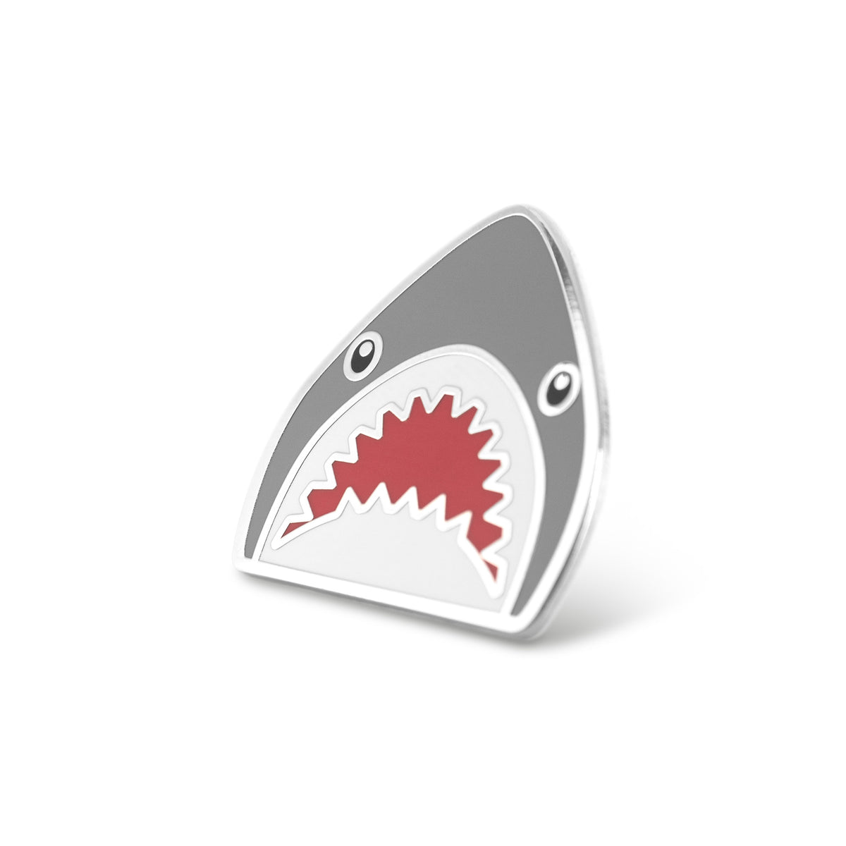 Shark Emoji Hard Enamel Lapel Pin
