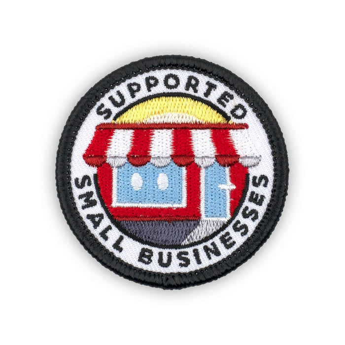 Supported Small Businesses adulting merit badge patch for adults