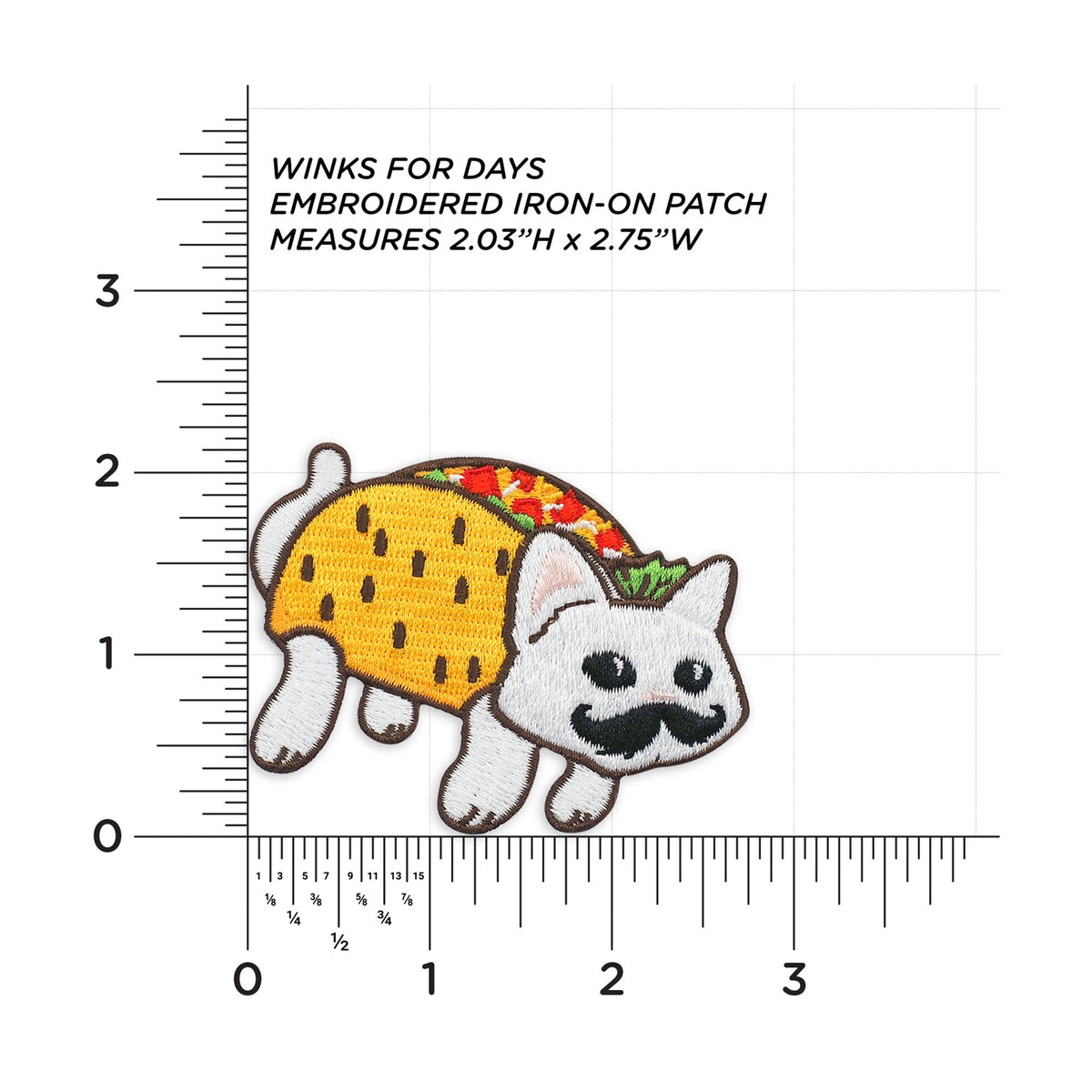 Taco Cat Spelled Backwards is Taco Cat measurements