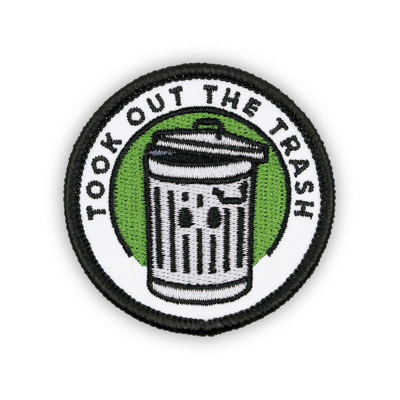 Took Out The Trash adulting merit badge patch for adults