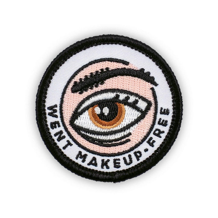 Went Makeup-Free individual adulting merit badge patch for adults