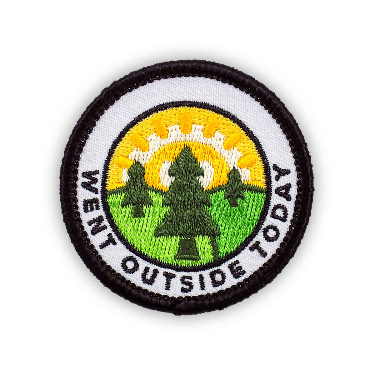 Went Outside Today individual adulting merit badge patch for adults