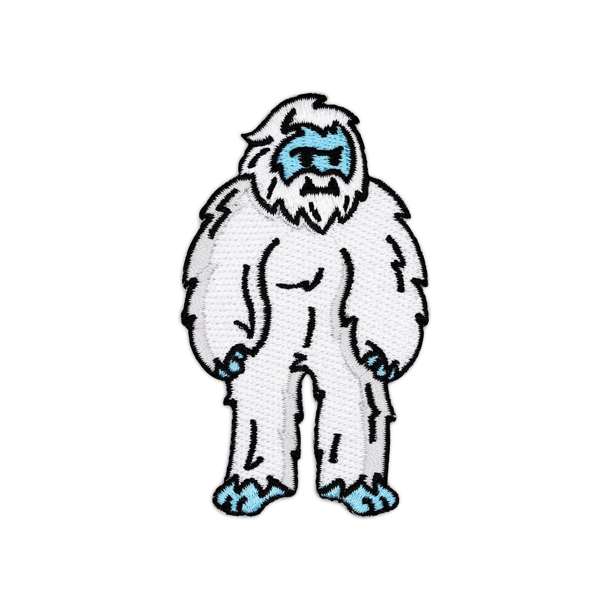 abominable snowman monsters Yeti Abominable Snowman Monster Embroidered Iron-On Patch – Winks For Days