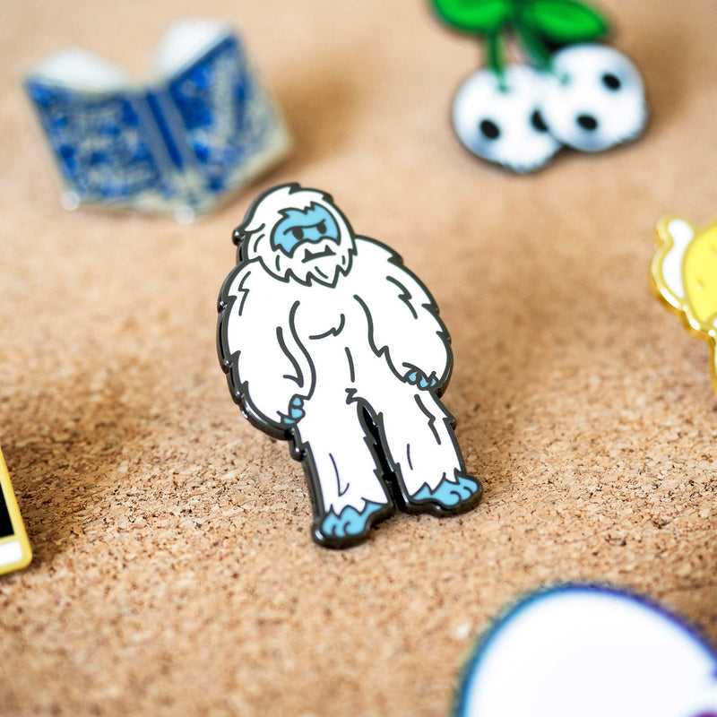 Yeti Abominable Snowman hard enamel pin